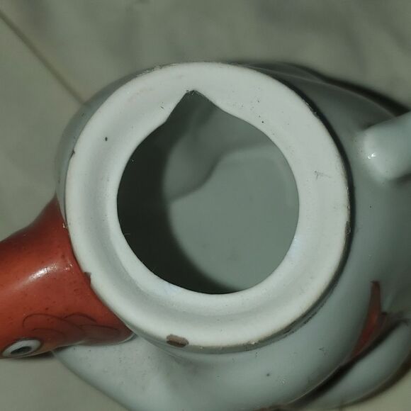 Cat Fish Chinese Teapot Handpainted - Picture 6 of 7